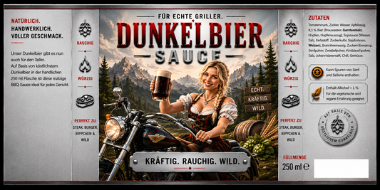 Mysterium Dunkelbiersauce Design  250ml