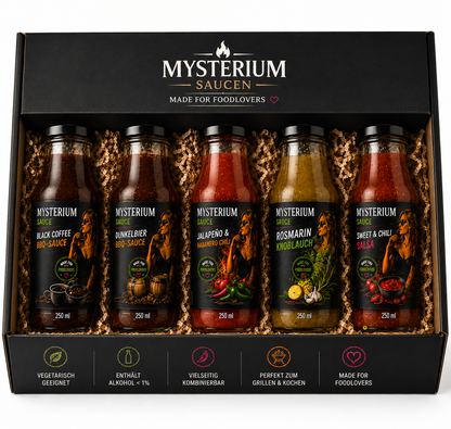 Mysterium Saucen – 5er Geschenkset