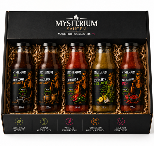 Mysterium Saucen – 5er Geschenkset