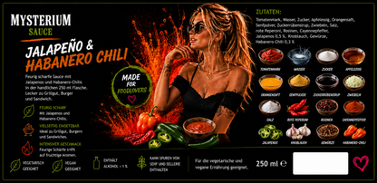 Mysterium Jalapeño & Habanero Chili 250ml