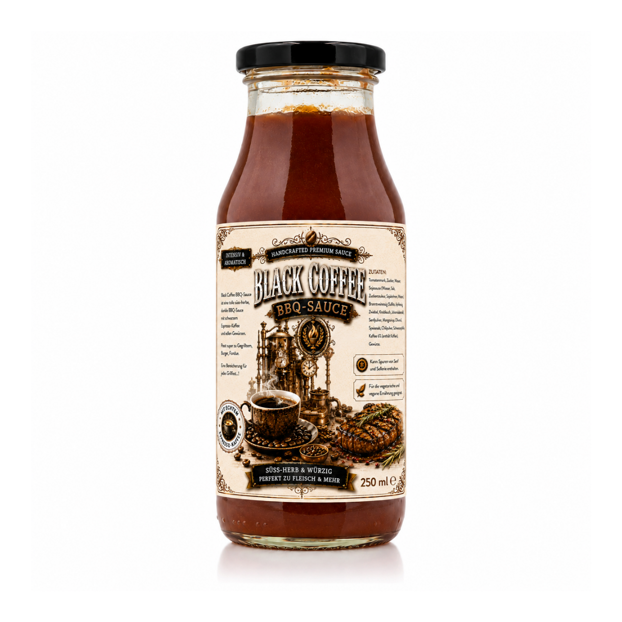 Mysterium Black Coffee Design 250ml